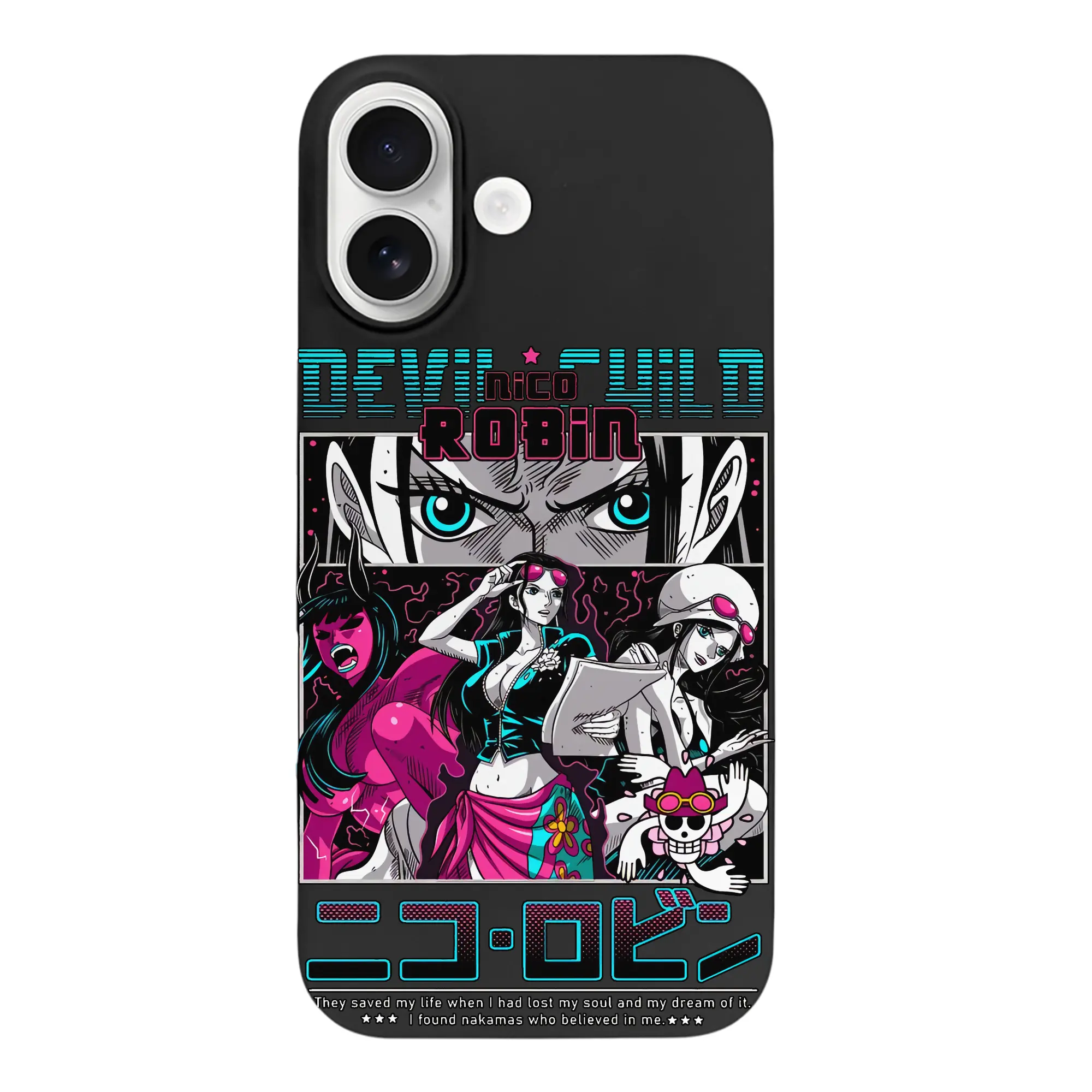 ワンピース グッズ ニコ・ロビン - iPhone 17 シリーズ シリコンケース 薄型 耐衝撃 指紋防止 ソフトタッチカバー 精密フィット 傷防止 保護ケース iPhone 17/17 Air/17 Pro/17 Pro Max 対応